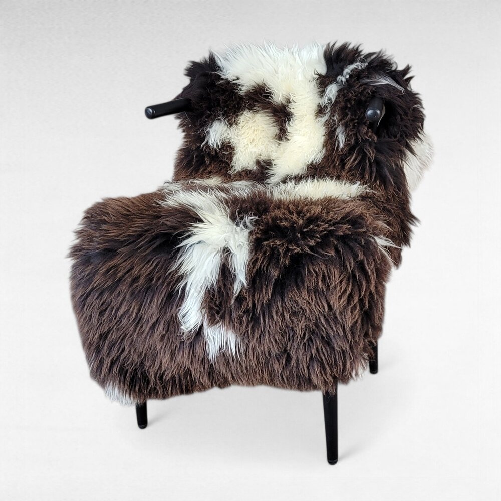 XL Thick Fluffy Genuine Dutch Sheepskin  50" x 32"